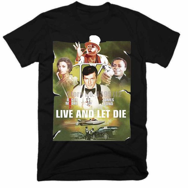 james bond live and let die movie mens tshirt men streetwear 2019 t shirt gym king t shirts 100% cotton t-shirt black top
james bond live and let die movie mens tshirt men streetwear 2019 t shirt gym king t shirts 100% cotton t-shirt black top