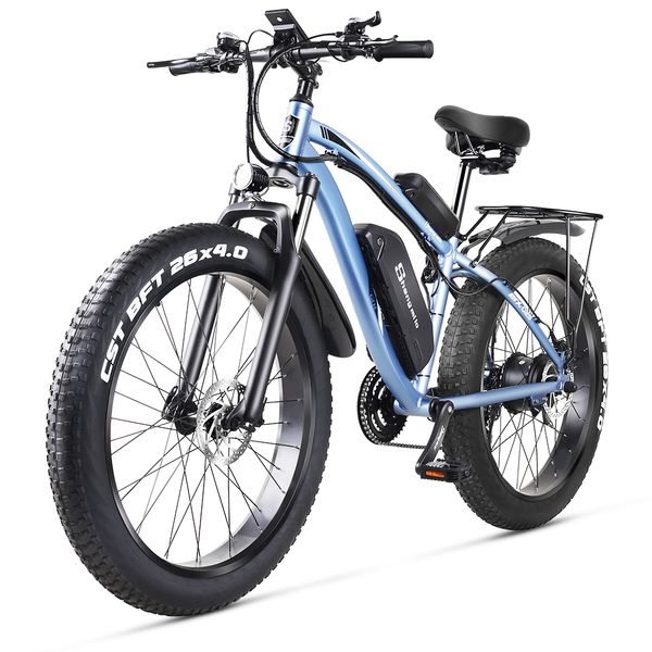 official product shengmilo mx02 26 inch electric atv 500w snowmobile assisted mountain bike bafang motor electric bicycle, Silver;blue
official product shengmilo mx02 26 inch electric atv 500w snowmobile assisted mountain bike bafang motor electric bicycle, Silver;blue