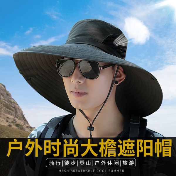 men's sun protection and uv protection big eaves sun hats outdoor travel foldable kapelusz casquette visor hat chapeu de praia, Blue;gray
men's sun protection and uv protection big eaves sun hats outdoor travel foldable kapelusz casquette visor hat chapeu de praia, Blue;gray
