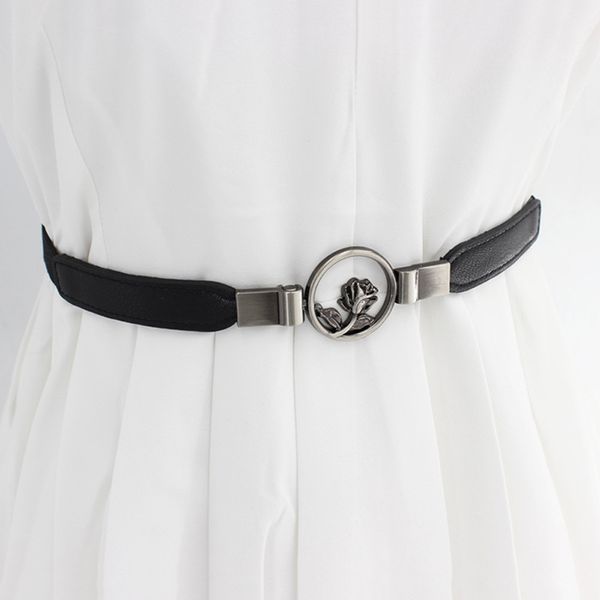 fashion new retro casual concise all-match pu leather high-elastic flower decoration buckle belt dress cummerbund, Black;brown
fashion new retro casual concise all-match pu leather high-elastic flower decoration buckle belt dress cummerbund, Black;brown