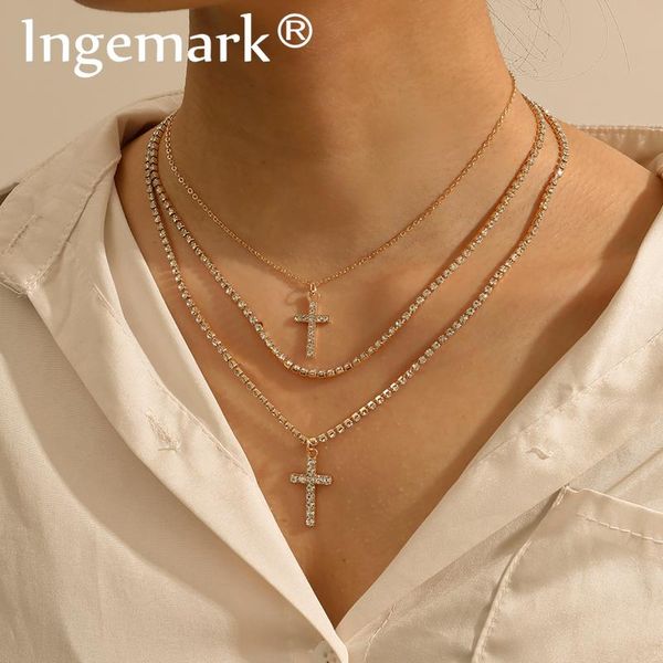 vintage crystal silver color cross jesus pendant necklace multilayer boho rhinestone long chain necklace christian women jewelry
vintage crystal silver color cross jesus pendant necklace multilayer boho rhinestone long chain necklace christian women jewelry