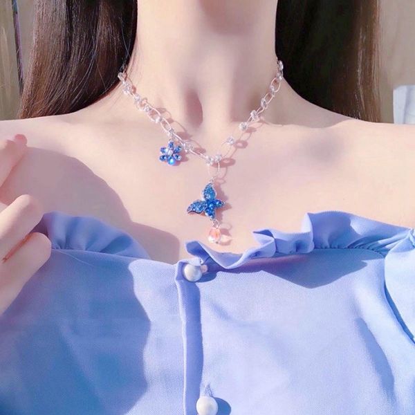 mengjiqiao korean elegant cute butterfly crystal choker necklace for women fashion metal chain collares jewelry kolye gifts, Silver
mengjiqiao korean elegant cute butterfly crystal choker necklace for women fashion metal chain collares jewelry kolye gifts, Silver