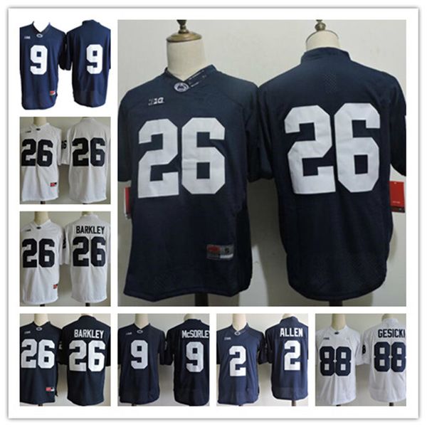 customize ncaa penn state nittany lions 9 trace mcsorley 26 barkley 2 marcus allen 88 navy college football jerseys any name number s-5xl, Black
customize ncaa penn state nittany lions 9 trace mcsorley 26 barkley 2 marcus allen 88 navy college football jerseys any name number s-5xl, Black