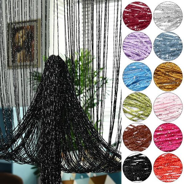 curtain & drapes window 100x200cm room panel shiny tassel flash silver line string divider sheer valance door home d30
curtain & drapes window 100x200cm room panel shiny tassel flash silver line string divider sheer valance door home d30