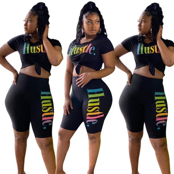 short sleeve tshirts and biker shorts casual house clothing slim women biker sets letter pattern womens designer tracksuits summer, Gray
short sleeve tshirts and biker shorts casual house clothing slim women biker sets letter pattern womens designer tracksuits summer, Gray
