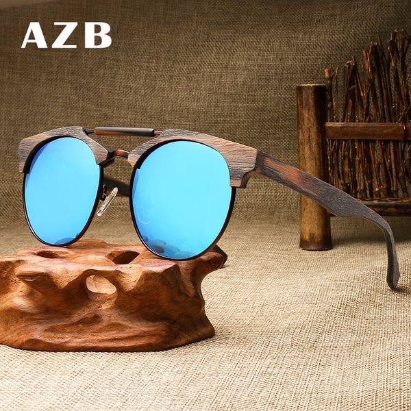 sunglasses azb wooden polarized sun glasses for men and women retro brown wood brand design round sunglass uv protection, White;black
sunglasses azb wooden polarized sun glasses for men and women retro brown wood brand design round sunglass uv protection, White;black