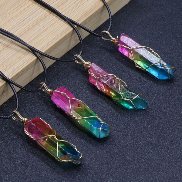women' fashion necklace chakra reiki healing stone crystal quartz tree of life pendants pendulum rainbow diy druzy jewelry gifts, Silver
women' fashion necklace chakra reiki healing stone crystal quartz tree of life pendants pendulum rainbow diy druzy jewelry gifts, Silver