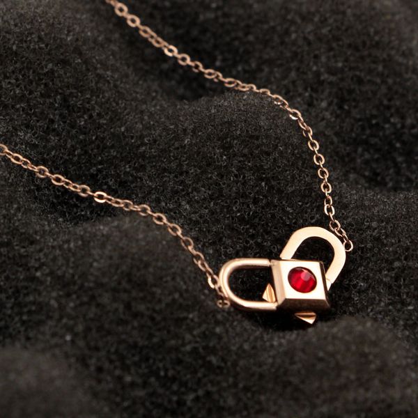 stainless steel necklace for women man lover's rose gold color female style red crystal jewelry necklaces & pendants for women, Silver
stainless steel necklace for women man lover's rose gold color female style red crystal jewelry necklaces & pendants for women, Silver
