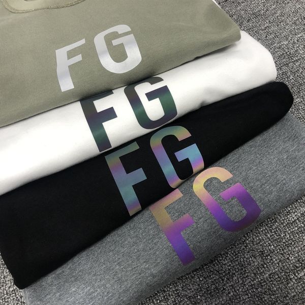 fashion season 6 high street t-shirt popular brand fear of god main line colorful fog rich wide loose 3m reflective fg short sleeve, White;black
fashion season 6 high street t-shirt popular brand fear of god main line colorful fog rich wide loose 3m reflective fg short sleeve, White;black