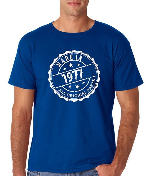 2019 fashion made in 1977 - all original parts premium men's t-shirt tee shirt