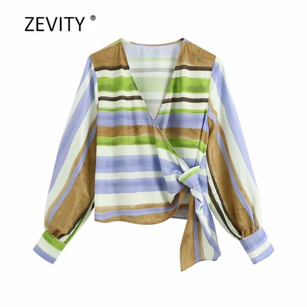 women's blouses & shirts women vintage cross v necl colorful striped print casual smock blouse lady long sleeve hem bow tied shirt kimo, White
women's blouses & shirts women vintage cross v necl colorful striped print casual smock blouse lady long sleeve hem bow tied shirt kimo, White