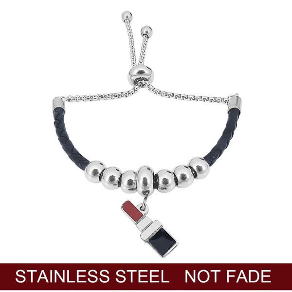 pandama handmade bracelet pulsera charms adjustable bangle female jewelry genuine black leather women, Golden;silver
pandama handmade bracelet pulsera charms adjustable bangle female jewelry genuine black leather women, Golden;silver