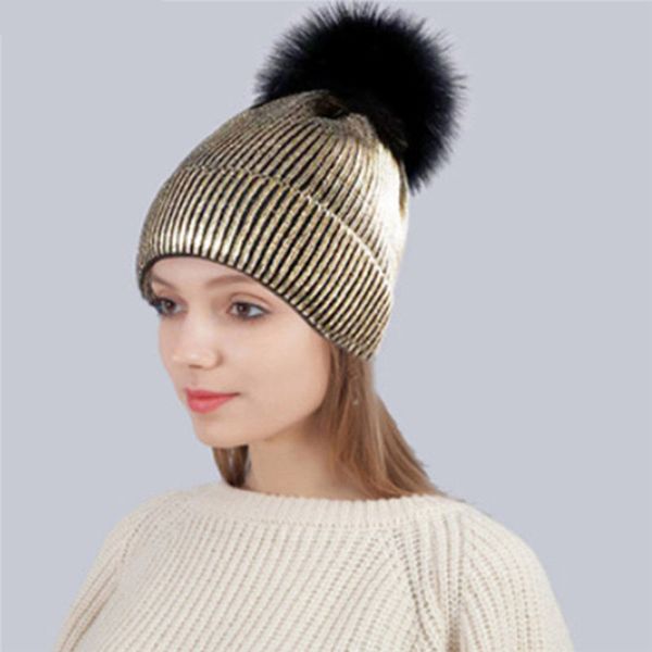 female winter beanies women warm knitted bronzing gold silver beanies ball hat for women winter pompom hats bonnet, Blue;gray
female winter beanies women warm knitted bronzing gold silver beanies ball hat for women winter pompom hats bonnet, Blue;gray