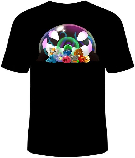 slime rancher t-shirt mens cotton slimes tarr video game classic unique tee shirt