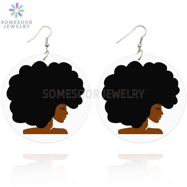 somesoor vintage afro natural hair woman wood drop earrings both sides print ps wood dangle jewelry for women gifts, Silver
somesoor vintage afro natural hair woman wood drop earrings both sides print ps wood dangle jewelry for women gifts, Silver