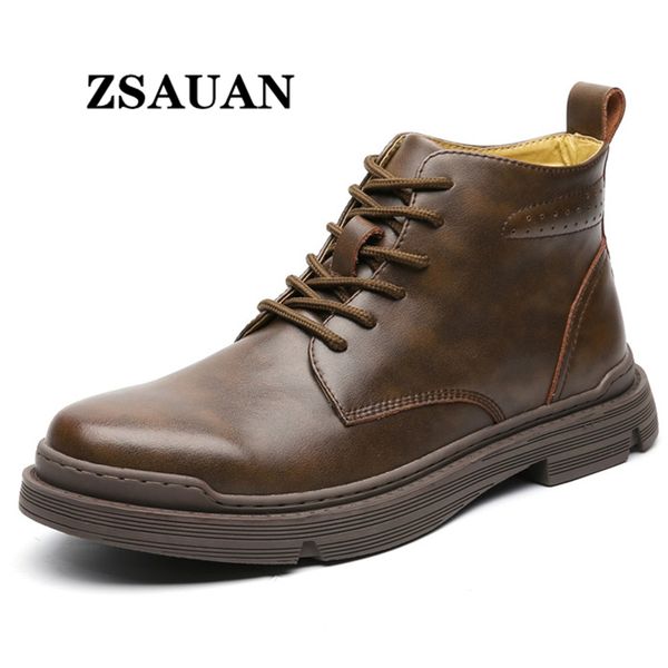 zsauan dropshipping big size 38-48 men's retro leahter boots class vintage men casual men shoes work boots safety, Black
zsauan dropshipping big size 38-48 men's retro leahter boots class vintage men casual men shoes work boots safety, Black