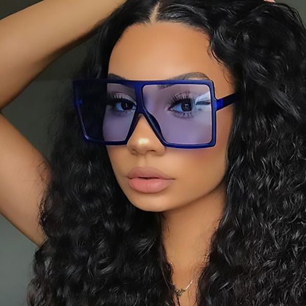 2020 big flat square sunglasses ladies plastic frame blue shades luxury designer sun glasses for women men tinted lens, White;black
2020 big flat square sunglasses ladies plastic frame blue shades luxury designer sun glasses for women men tinted lens, White;black