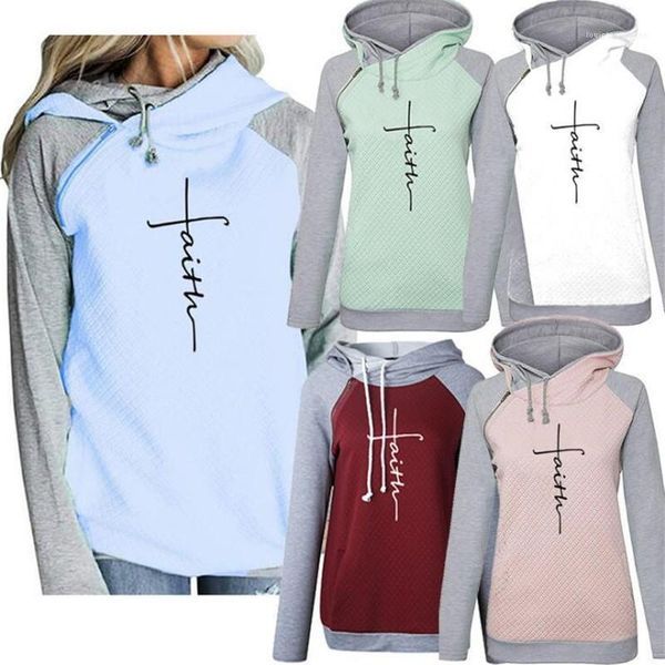 female clothing autumn winter womens designer hoodie letter printed contrast color zipper decoration double hat sweatershirts casual, Black
female clothing autumn winter womens designer hoodie letter printed contrast color zipper decoration double hat sweatershirts casual, Black