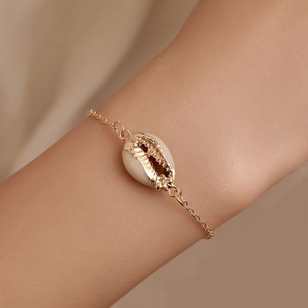 charm bracelets bohemian fashion gold color chain shell charms bracelet women simple femme jewelry friends gift x153, Golden;silver
charm bracelets bohemian fashion gold color chain shell charms bracelet women simple femme jewelry friends gift x153, Golden;silver