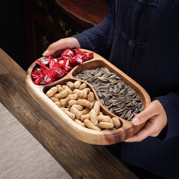 wood appetizers serving dish household 3 compartments snack dry fruit plate candy tray - oval divided snack plate tray
wood appetizers serving dish household 3 compartments snack dry fruit plate candy tray - oval divided snack plate tray