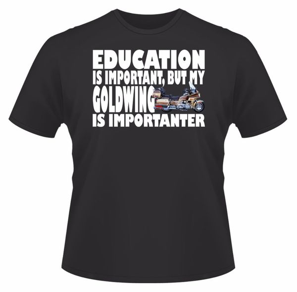 2019 new summer o neck cotton t-shirt education goldwing, ideal gift or birthday present t shirt business
2019 new summer o neck cotton t-shirt education goldwing, ideal gift or birthday present t shirt business