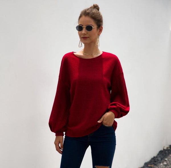 women's sweaters women casual loose striped knitted sweater solid color o neck lantern sleeve plus size autumn pullover long, White;black
women's sweaters women casual loose striped knitted sweater solid color o neck lantern sleeve plus size autumn pullover long, White;black