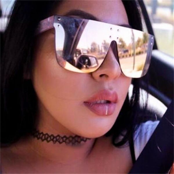 big sunnies retro oversized shield frames womens sunglasses silver mirror reflective sun glasses eyewear men 2020 luxury shades, White;black
big sunnies retro oversized shield frames womens sunglasses silver mirror reflective sun glasses eyewear men 2020 luxury shades, White;black