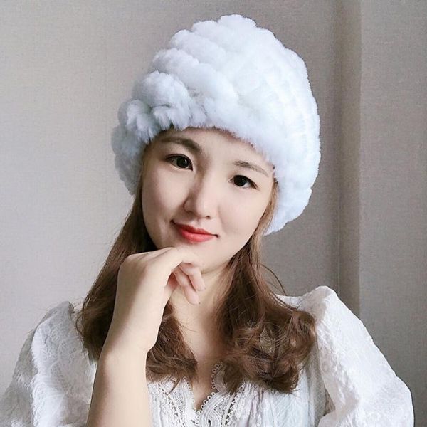 women's hats of genuine rex fur beanie women winter knitted fur hat classic wholesale price h78, Blue;gray
women's hats of genuine rex fur beanie women winter knitted fur hat classic wholesale price h78, Blue;gray