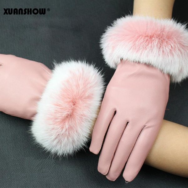 five fingers gloves xuanshow touch screen leather female hair wrist mouth autumn winter keep warm inside coral fleece thicken, Blue;gray
five fingers gloves xuanshow touch screen leather female hair wrist mouth autumn winter keep warm inside coral fleece thicken, Blue;gray