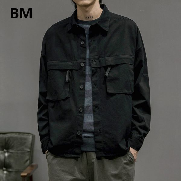 2020 japanese streetwear fashion jacket men clothing harajuku clothes autumn fashion jackets korean style black coat male, Black;brown
2020 japanese streetwear fashion jacket men clothing harajuku clothes autumn fashion jackets korean style black coat male, Black;brown