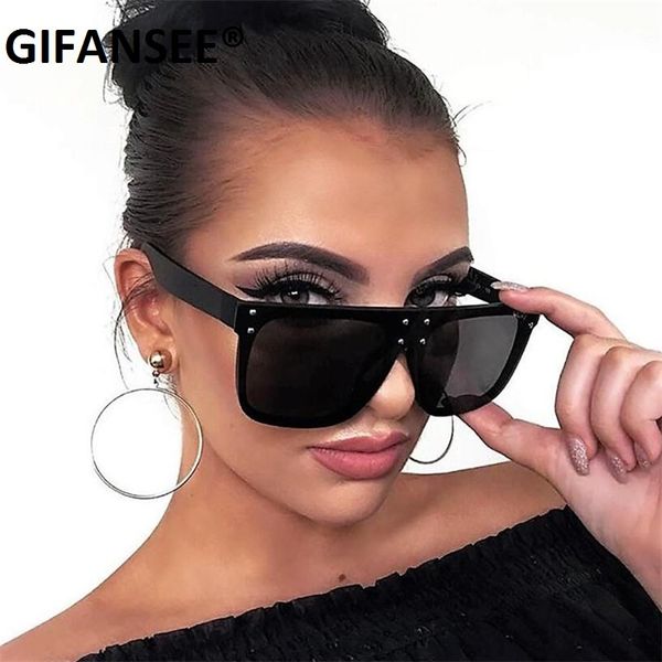 gifansee mirror square sunglasses women men brand designer oversized rimless shield reflective pink glasses female eyewear uv400, White;black
gifansee mirror square sunglasses women men brand designer oversized rimless shield reflective pink glasses female eyewear uv400, White;black