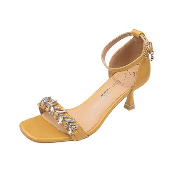 2020 summer new women's sandals fashion wild comfortable open toe rhinestone buckle mid-heel stiletto cat heel women's sandals, Black
2020 summer new women's sandals fashion wild comfortable open toe rhinestone buckle mid-heel stiletto cat heel women's sandals, Black