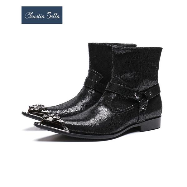 boots christia bella fashion black cow real leather men plus size pointed toe ankle formal shoes zipper cowboy
boots christia bella fashion black cow real leather men plus size pointed toe ankle formal shoes zipper cowboy