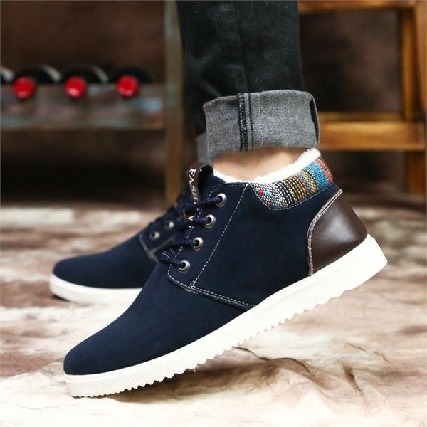 men winter plush snow boots fashion sneakers warm casual loafers male low-cut shoes flock lace-up oxford shoes classics style, Black
men winter plush snow boots fashion sneakers warm casual loafers male low-cut shoes flock lace-up oxford shoes classics style, Black
