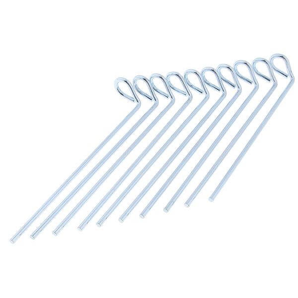camping tent stakes pegs, 10 pieces per pack 
camping tent stakes pegs, 10 pieces per pack