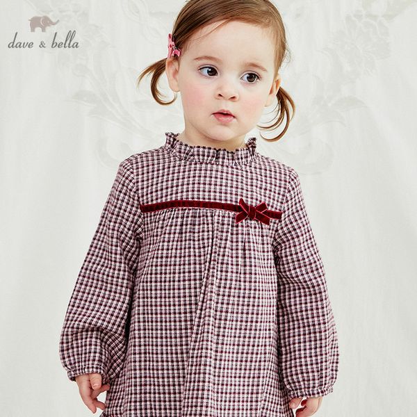dbm14517-2 dave bella autumn baby girl's fashion bow plaid dress with a small bag party dress kids infant lolita 2pcs clothes, Red;yellow
dbm14517-2 dave bella autumn baby girl's fashion bow plaid dress with a small bag party dress kids infant lolita 2pcs clothes, Red;yellow