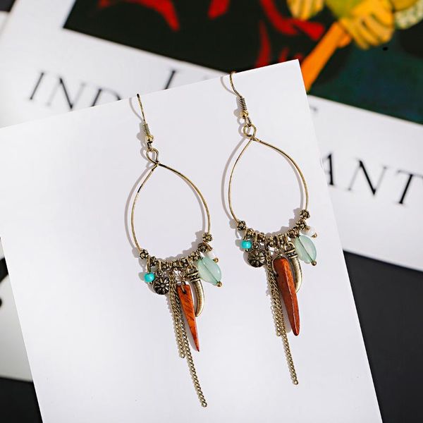dangle & chandelier jewelry antique gold color bohemia flower colorful beads tassel vintage earrings for women teens girls bijouterie, Silver
dangle & chandelier jewelry antique gold color bohemia flower colorful beads tassel vintage earrings for women teens girls bijouterie, Silver
