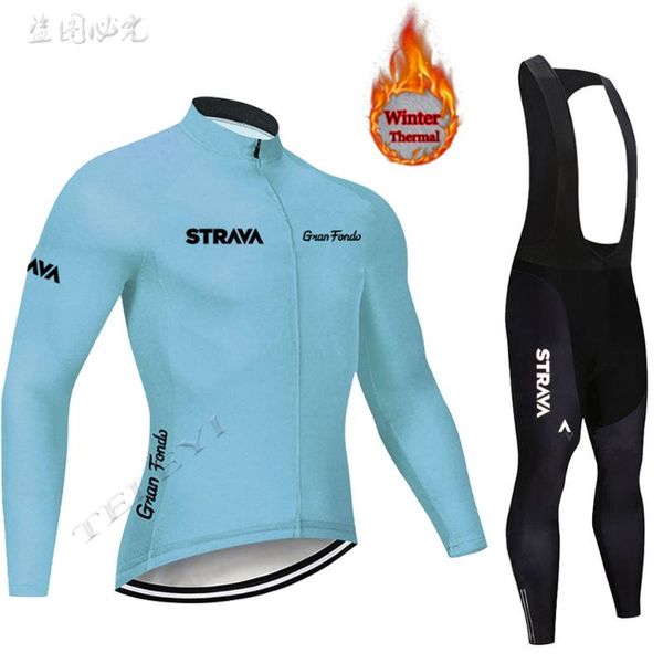 2020 strava team winter thermal fleece cycling jersey bike pants set men's ropa ciclismo 9d cycling maillot culotte wear, Black;blue
2020 strava team winter thermal fleece cycling jersey bike pants set men's ropa ciclismo 9d cycling maillot culotte wear, Black;blue