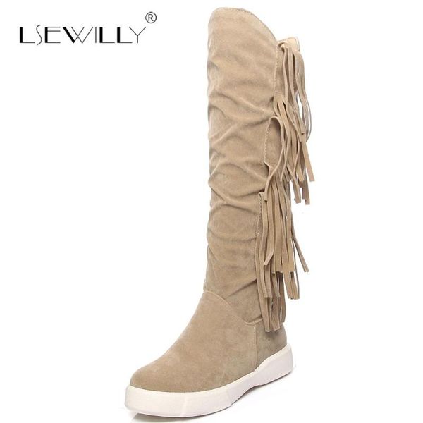 boots lsewilly 2021 knee high women flock round toe autumn winter platform tassels fashion shoes woman black s951
boots lsewilly 2021 knee high women flock round toe autumn winter platform tassels fashion shoes woman black s951