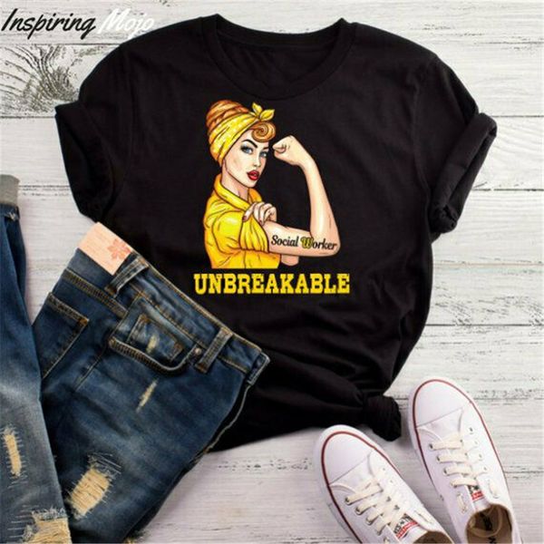 social worker unbreakable t-shirt social worker shirt social work shirt cowor slogans customized tee shirt