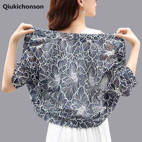 women's knits & tees short sleeve summer cardigan women elegant v-neck batwing cropped ladies hollow out floral flower lace cardigans, White
women's knits & tees short sleeve summer cardigan women elegant v-neck batwing cropped ladies hollow out floral flower lace cardigans, White