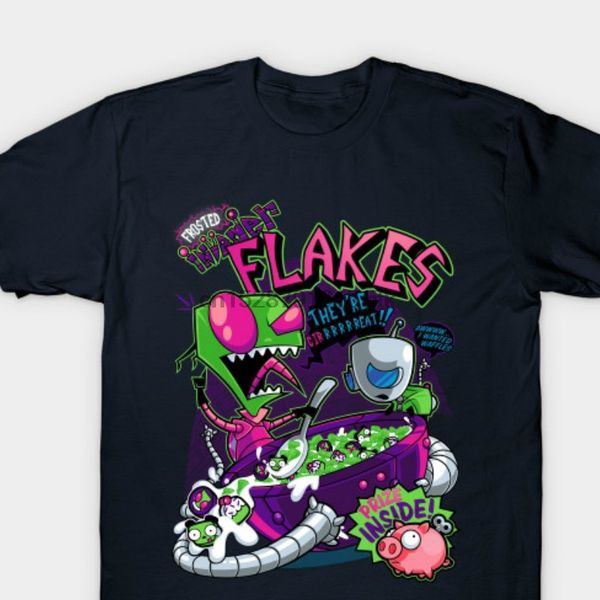 100% cotton o neck custom printed tshirt men t shirt invader flakes invader zim women t shirt
100% cotton o neck custom printed tshirt men t shirt invader flakes invader zim women t shirt