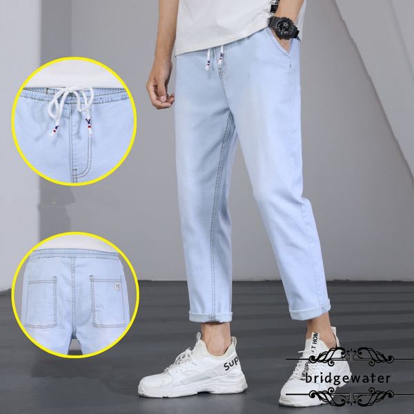 pants autumn students trend all-match jeans loose straight ankle-length pants men's trousers spring pure color cotton, Blue
pants autumn students trend all-match jeans loose straight ankle-length pants men's trousers spring pure color cotton, Blue