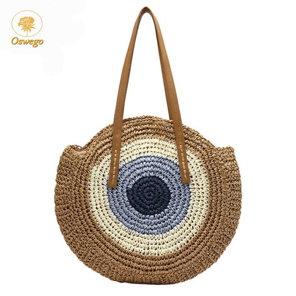 oswego round straw bag new contrast color large capacity fashion versatile summer rattan bag handmade woven shoulder beach bag
oswego round straw bag new contrast color large capacity fashion versatile summer rattan bag handmade woven shoulder beach bag