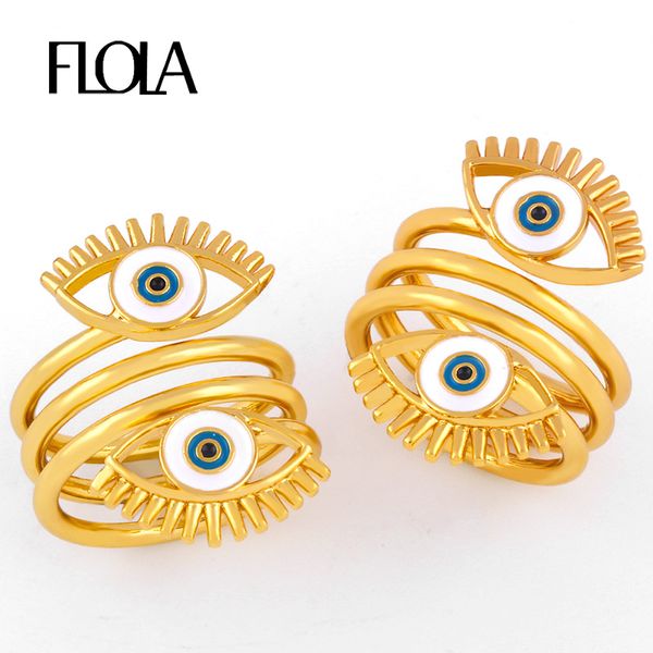 flola turkish double blue eye ring open knuckle twist ring eye woman greek gold filled jewelry ojos esmaltados anillos rigj15, Golden;silver
flola turkish double blue eye ring open knuckle twist ring eye woman greek gold filled jewelry ojos esmaltados anillos rigj15, Golden;silver