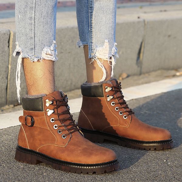 cimim brand winter большого размера keep warm boots нового комфортный открытые повседневный снег сапоги мода мужчина работа кожа, Black
cimim brand winter большого размера keep warm boots нового комфортный открытые повседневный снег сапоги мода мужчина работа кожа, Black