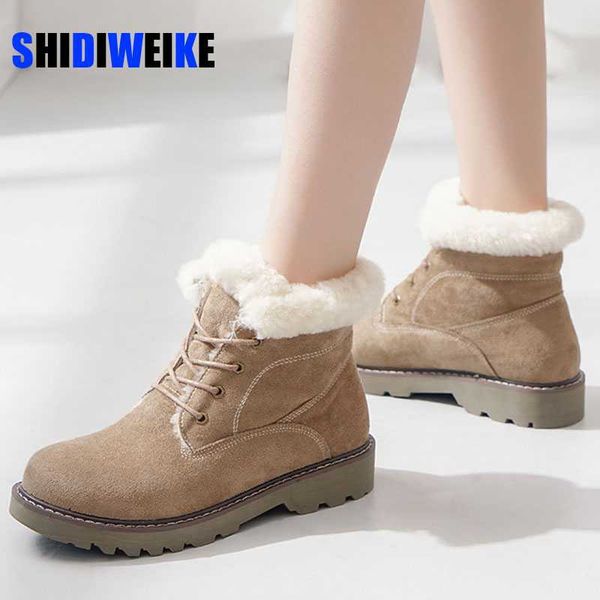 2020 women snow boots genuine leather kid suede round toe ankle length high heel ladies shoes handmade ac142, Black
2020 women snow boots genuine leather kid suede round toe ankle length high heel ladies shoes handmade ac142, Black