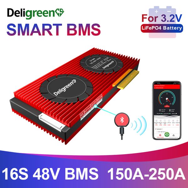 smart bms 16s 48v lifepo4 battery 150a 200a 250a bluetooth+485 to usb device +can+ntc +uart for electric car e-bike scooter
smart bms 16s 48v lifepo4 battery 150a 200a 250a bluetooth+485 to usb device +can+ntc +uart for electric car e-bike scooter