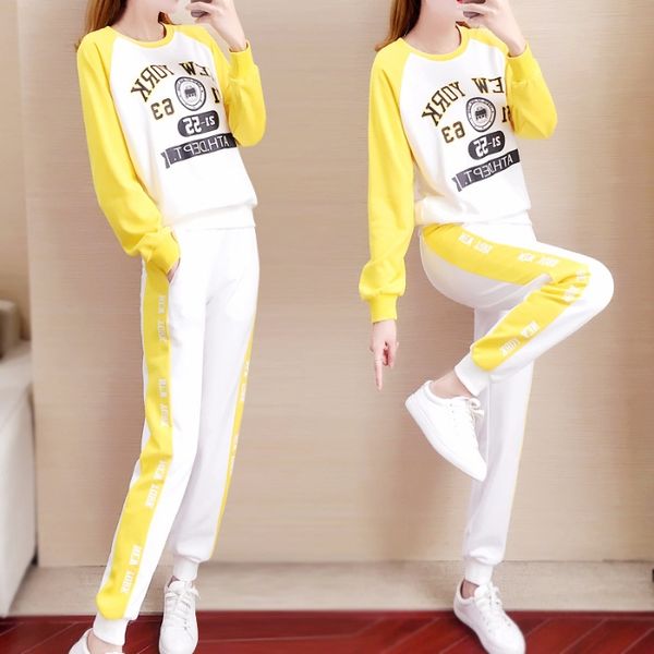 women's sports suit 2020 spring and autumn thin women's autumn loose clothing fashion pullover pullover pulloverclothing pulloverl, Gray
women's sports suit 2020 spring and autumn thin women's autumn loose clothing fashion pullover pullover pulloverclothing pulloverl, Gray