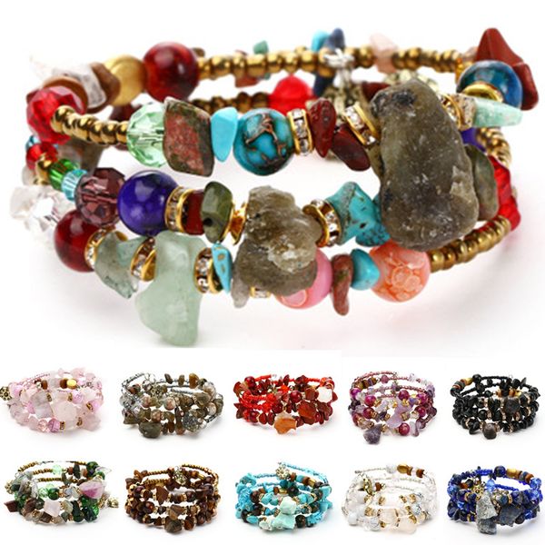 diezi vintage crystal beads wrap bracelets for women flower natural stone charms wristband bangle gift pulseira feminina, Golden;silver
diezi vintage crystal beads wrap bracelets for women flower natural stone charms wristband bangle gift pulseira feminina, Golden;silver